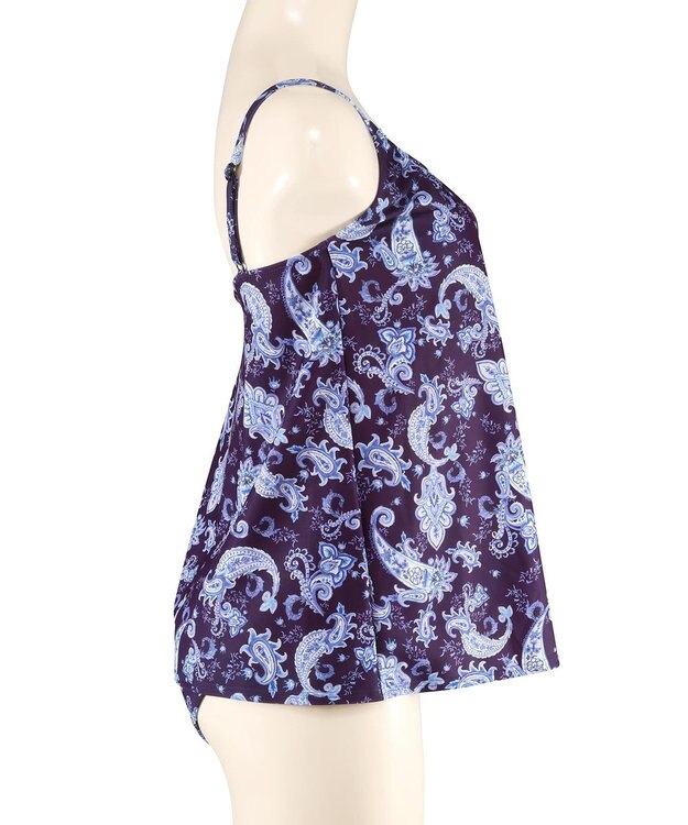 San-ai Resort（三愛水着楽園） スリーブドレス３点セット　9M・11L　【Coral veil（コーラルヴェール）】 ネイビー