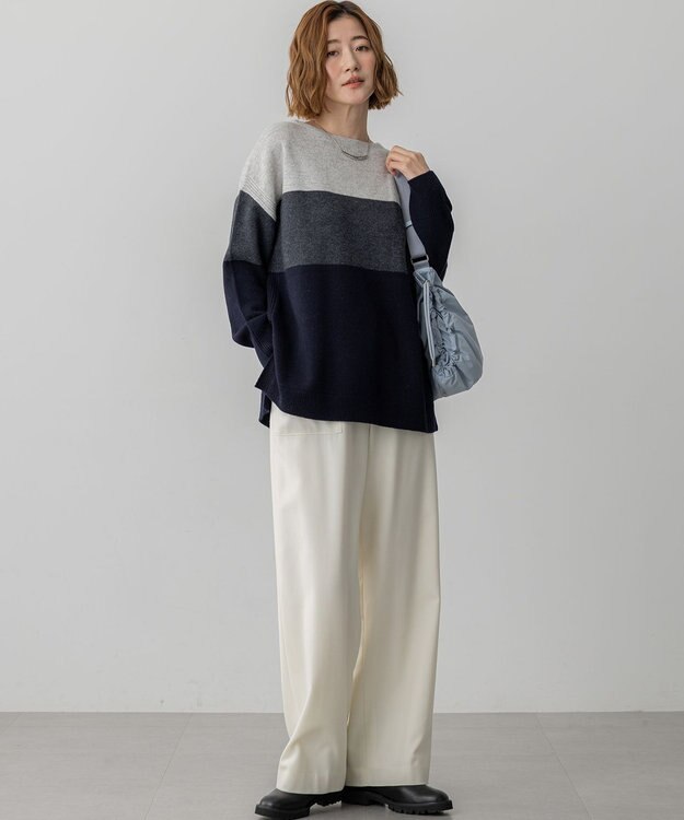 23区 【撥水加工/WEB&一部店舗限定カラーあり】ドロ－ストリング ショルダーバッグ 【WEB限定】スカイブルー系