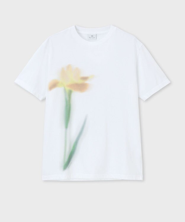 Paul Smith Blurred Flower Stem 半袖Tシャツ ホワイト