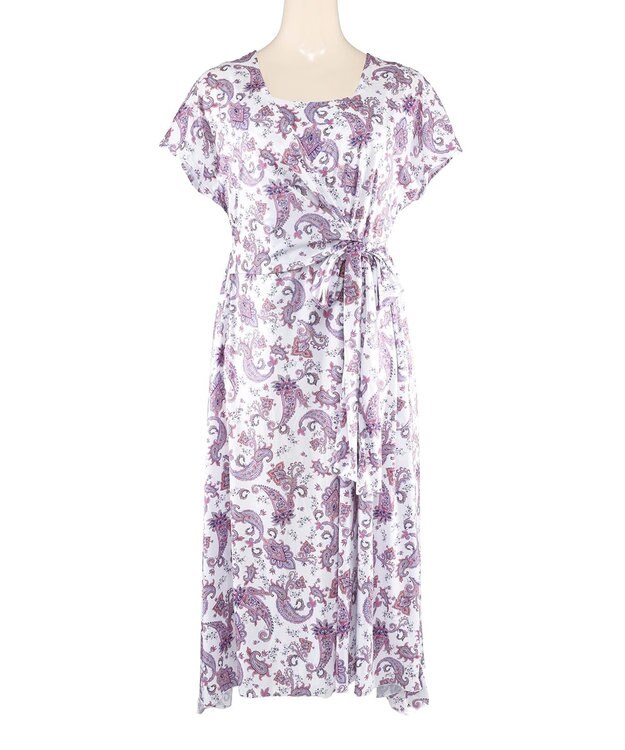 San-ai Resort（三愛水着楽園） スリーブドレス３点セット　9M・11L　【Coral veil（コーラルヴェール）】 ピンク