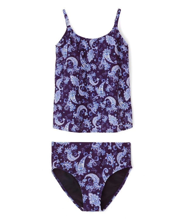 San-ai Resort（三愛水着楽園） スリーブドレス３点セット　9M・11L　【Coral veil（コーラルヴェール）】 ネイビー