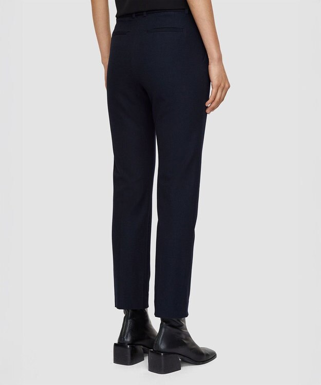 JOSEPH 【FOUNDATIONS】ギャバジンストレッチ スリムストレートトラウザーズ Navy