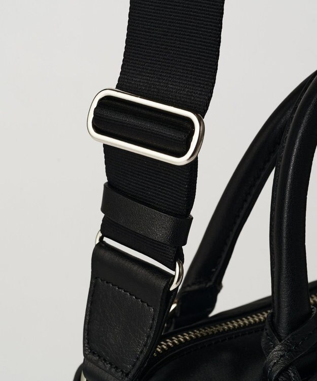 russet クラウズナイロン2WAYミニボストンバッグ(CE-1720-WEB) Black