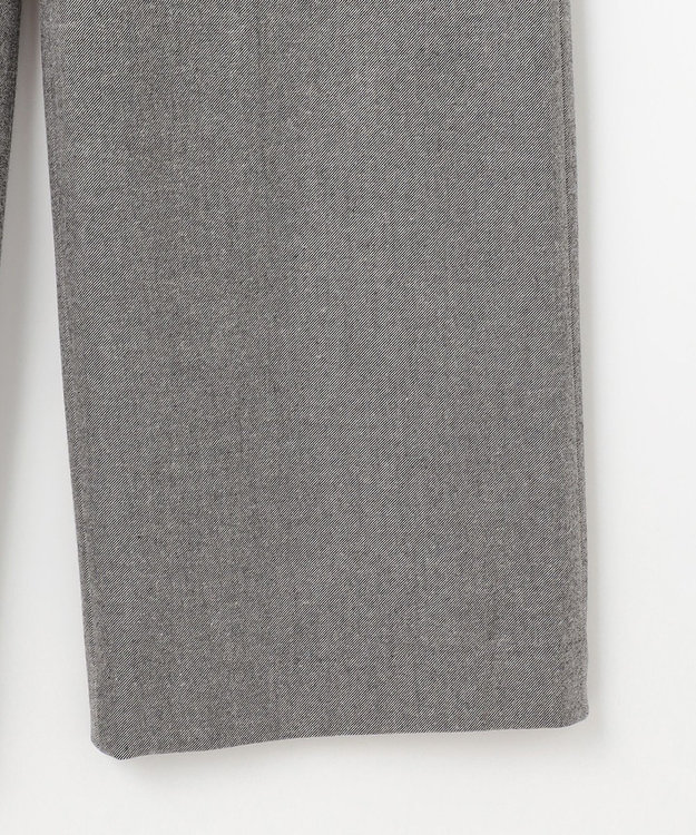 J.PRESS LADIES 【洗える】チェルビック セミワイド パンツ グレー系