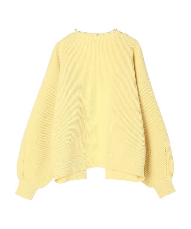 Green Parks ・ＥＬＥＮＣＡＲＥ　ＤＵＥパールトッパーカーディガン Yellow