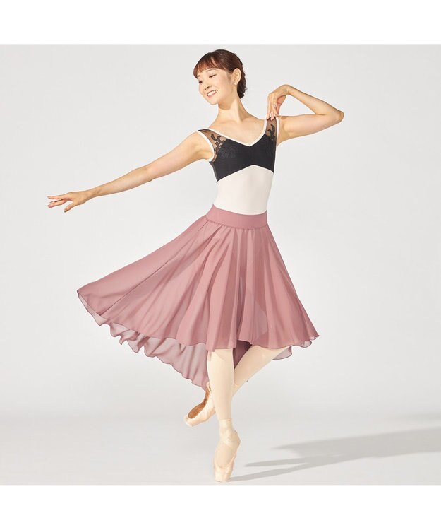 Chacott リハーサルスカート アンティックローズ