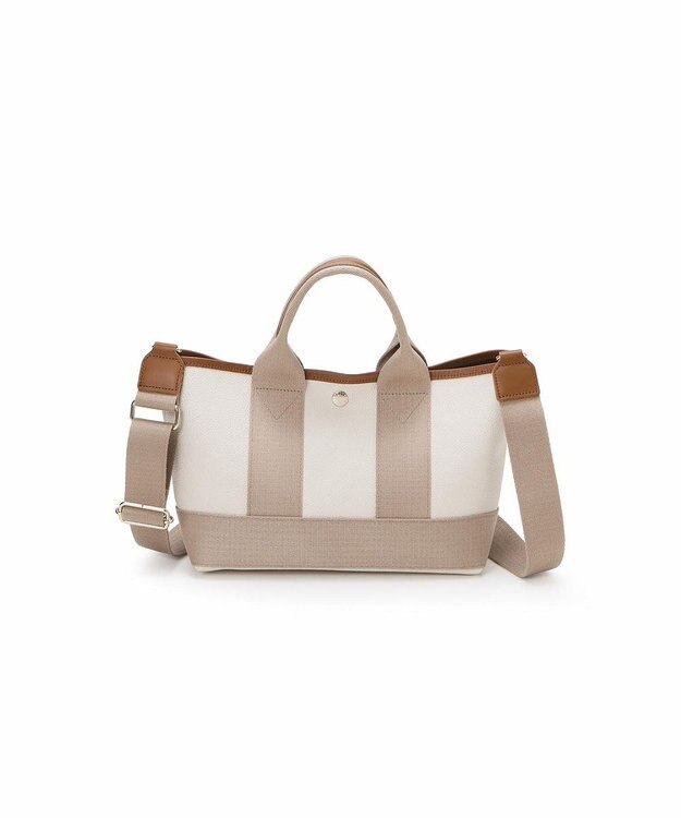 TOPKAPI 【Breath TOPKAPI】SCOTCH GRAIN スコッチグレイン ショルダー付き ミニ トート バッグ ペールベージュ