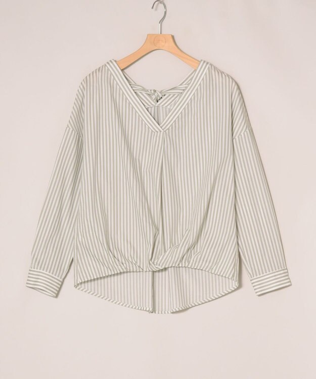 ONWARD Reuse Park 【any FAM】ブラウス春夏 グリーン