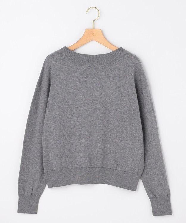 組曲 S 【先行予約・WEB限定】コットンニット プルオーバー ライトグレー系