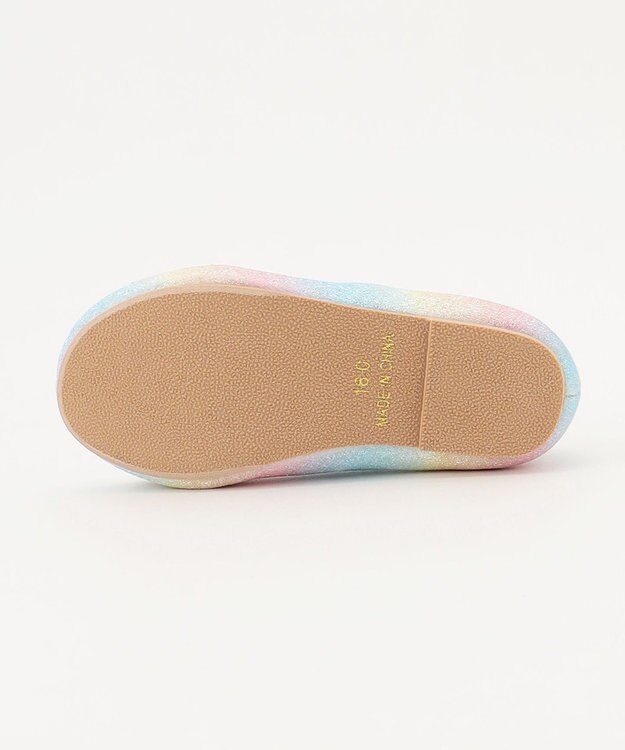 ANY KIDS キラキラパンプス レインボー