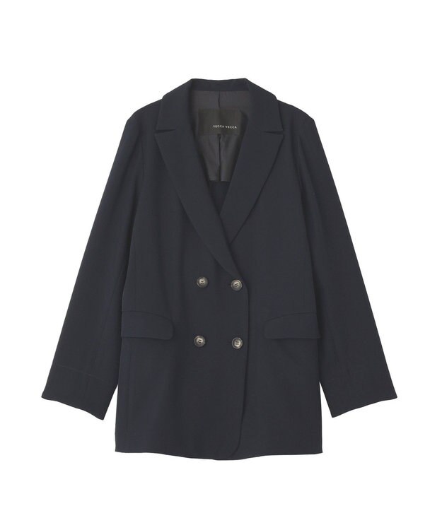 YECCA VECCA ダブルブレストジャケット Navy