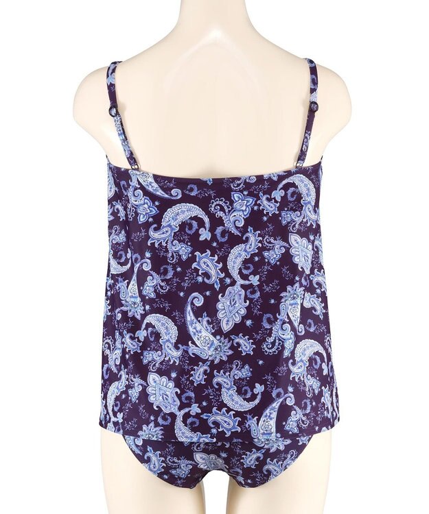 San-ai Resort（三愛水着楽園） スリーブドレス３点セット　9M・11L　【Coral veil（コーラルヴェール）】 ネイビー