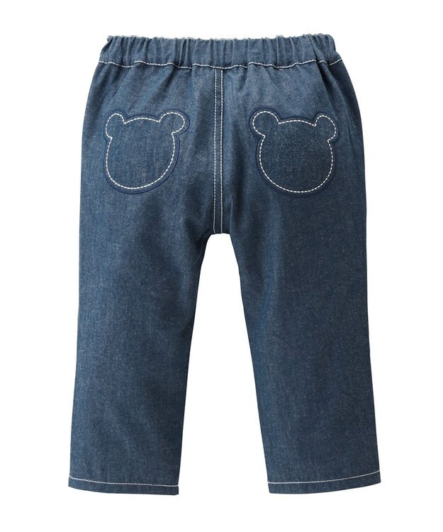 MIKI HOUSE HOT BISCUITS 【80-120cm】 やわらかデニムパンツ 紺