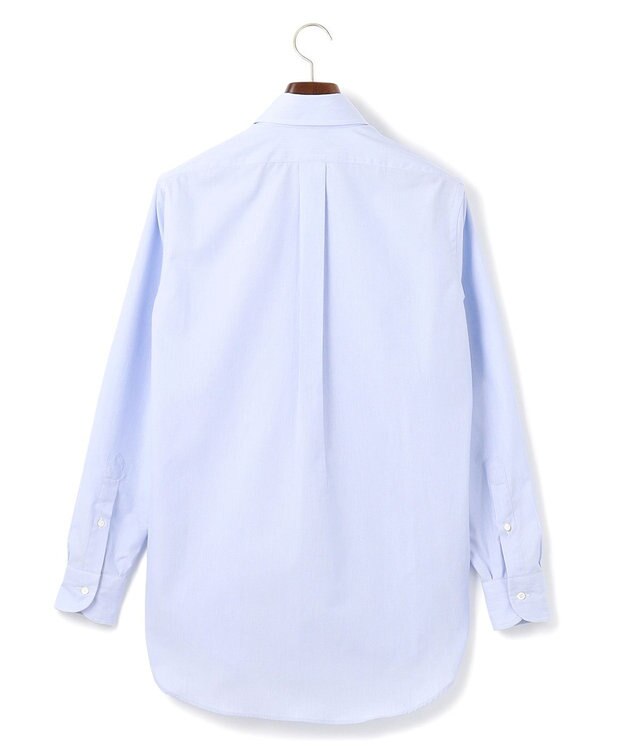 J.PRESS MEN 【Single Needle Tailoring / 形態安定】マイクロストライプ シャツ / B.D. ネイビー系1