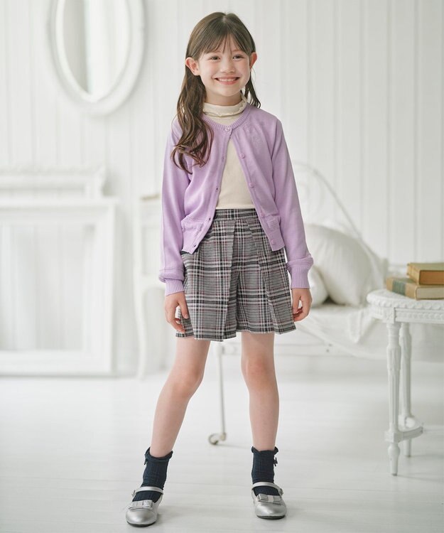 組曲 KIDS 【110-140㎝】なめらかタッチ インナー エクリュ