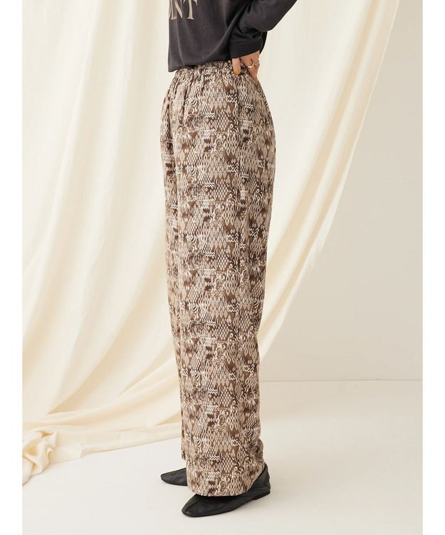 CRAFT STANDARD BOUTIQUE アソートプリント　柄イージーパンツ B