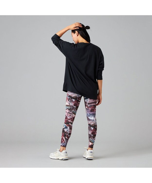 Chacott Chacott BALANCE HandsomeCotton ロゴTシャツ ブラック