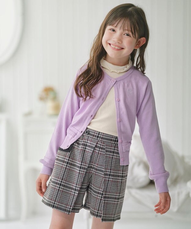 組曲 KIDS 【110-140㎝】なめらかタッチ インナー エクリュ