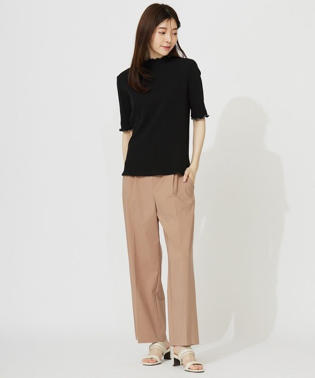 ANY SIS 【UVケア・接触冷感】キシリトール加工冷感 カットソー ブラック