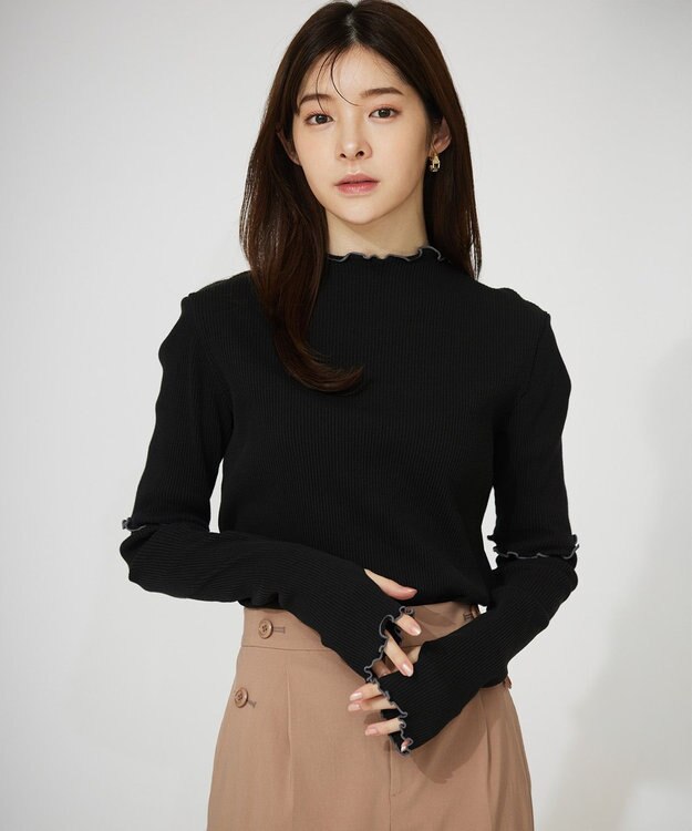 ANY SIS S 【UVケア・接触冷感】キシリトール加工冷感 カットソー ブラック