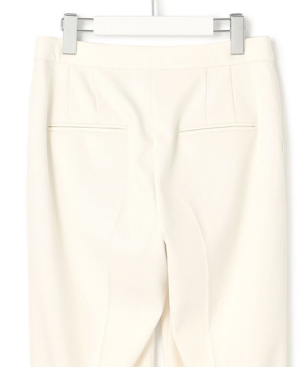 ICB 【洗える】 トリアセボディシェルピーチ スティックパンツ オフホワイト系