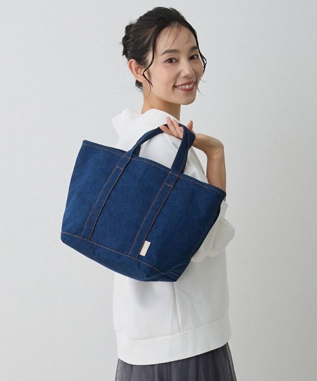 ROOTOTE 1049【舟型フォルム】 SN.ミディアム.デニム-A 02：ネイビー