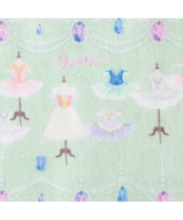 Chacott ジュエルチュチュハンドタオル アイスグリーン