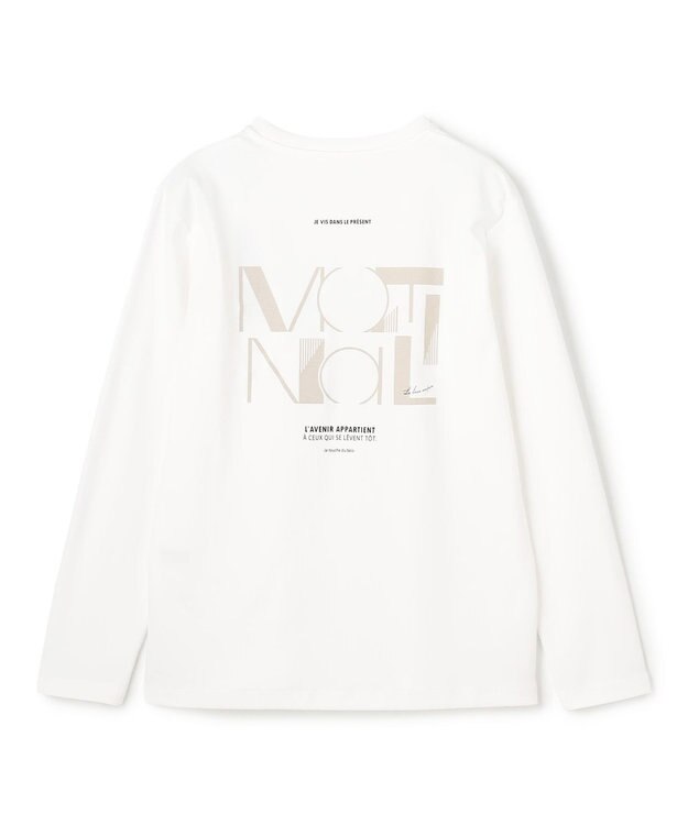 UNFILO コットンスムース グラフィックＴ オフモチーフ