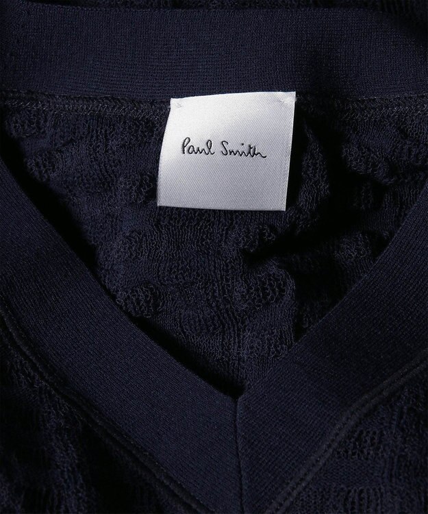 Paul Smith シアーVネック ニット ネイビー