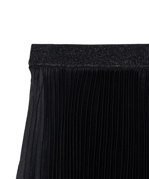 JOSEPH プレーテッドウールルレックス　プリーツスカート Black