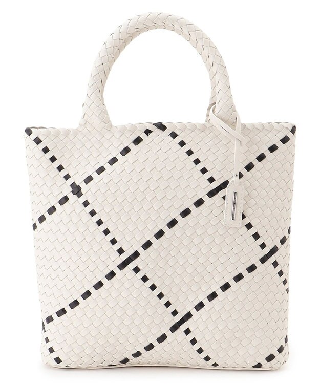 23区 【Oggi3月号掲載】メッシュ スクエア トートバッグ ホワイト系