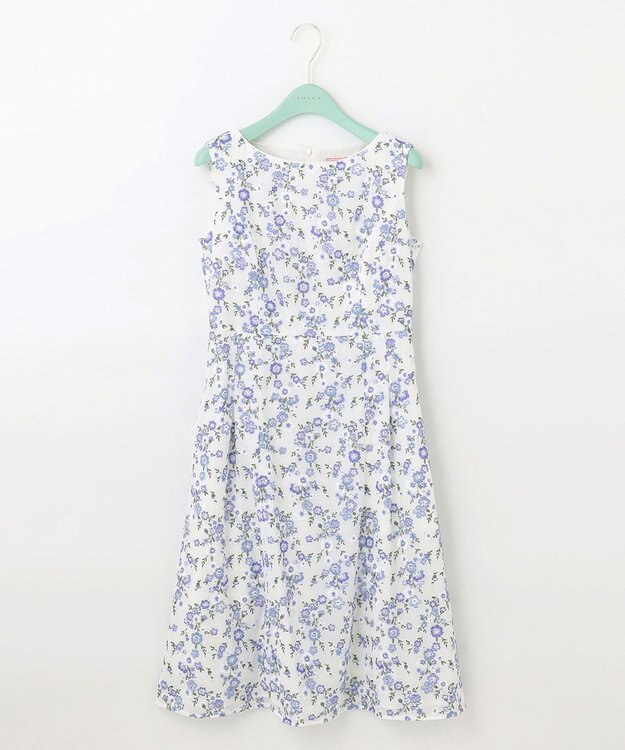 TOCCA 【洗える】MAY FLOWERS ドレス ブルー系7