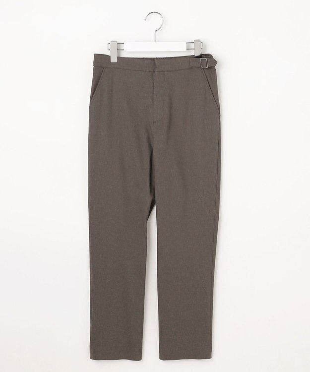 J.PRESS LADIES L 【WEB限定カラーあり・人気素材・セットアップ対応】セルロースリネンストレッチ テーパード パンツ スレート系