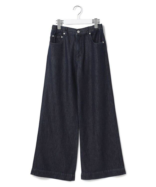 J.PRESS YORK STREET 【WOMEN】ソフトワイドデニム ネイビー系