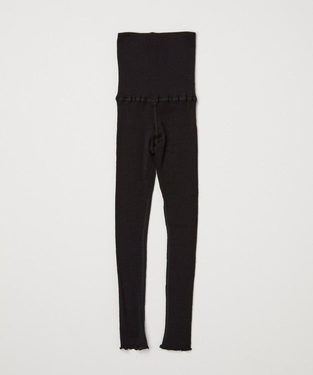 TOQUE 〈大草直子さんアドバイザー〉針抜きスムス9分丈レギンス ブラック