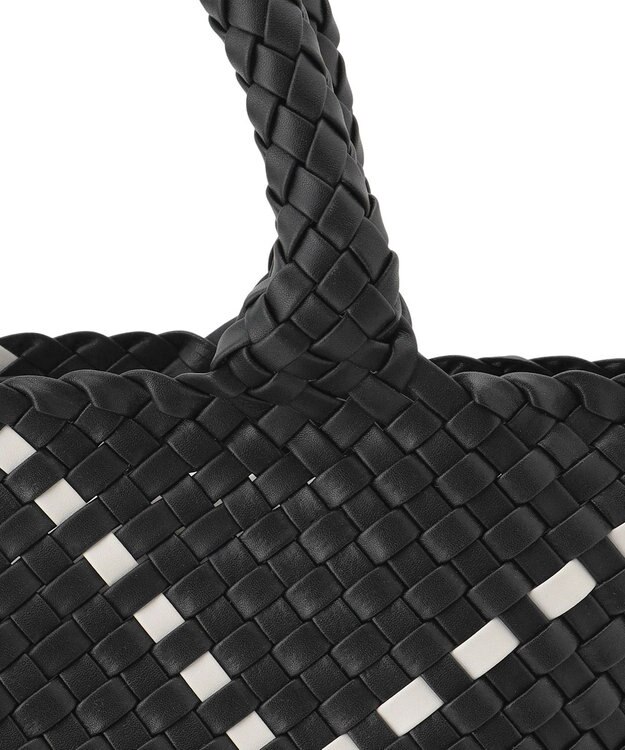 23区 【Oggi3月号掲載】メッシュ スクエア トートバッグ ブラック系