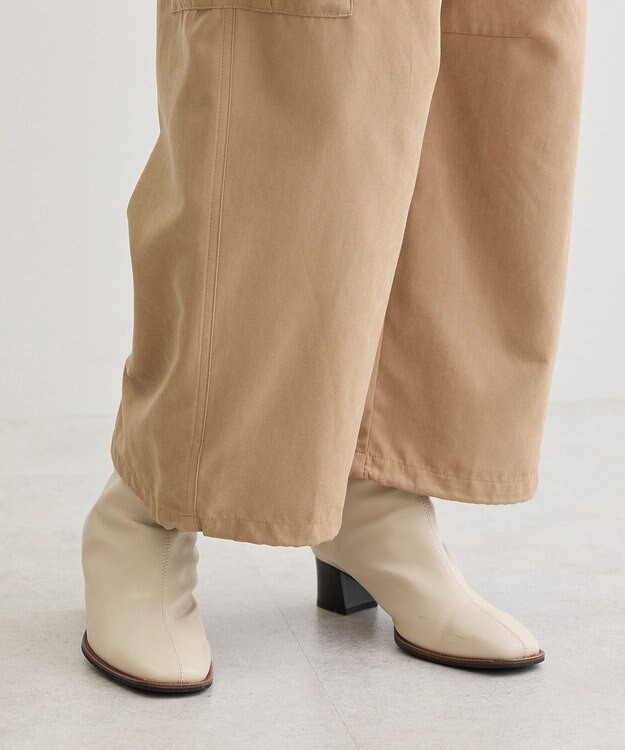 Green Parks ピーチ起毛カーゴパンツ Camel