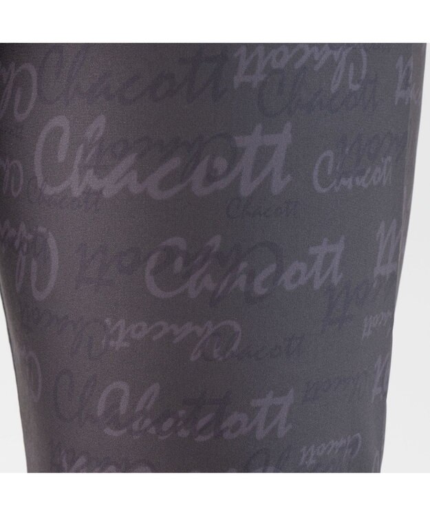 Chacott Chacottロゴブーツカットパンツ ココアブラウンプリント