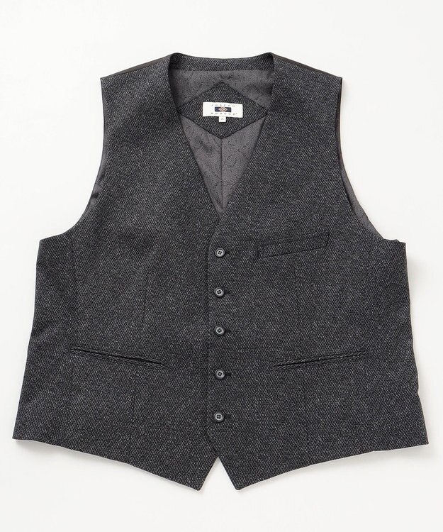 JOSEPH ABBOUD 【キングサイズ】ツィーディジャージー ベスト グレー系7