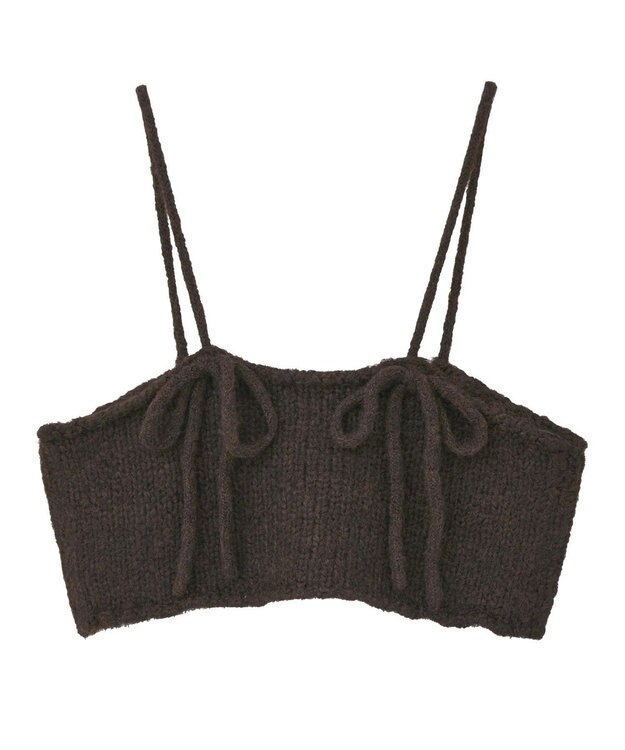 AMERICAN HOLIC ニットビスチェ Brown