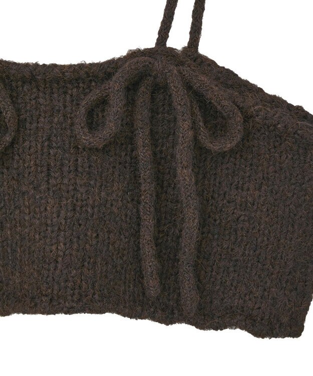 AMERICAN HOLIC ニットビスチェ Brown