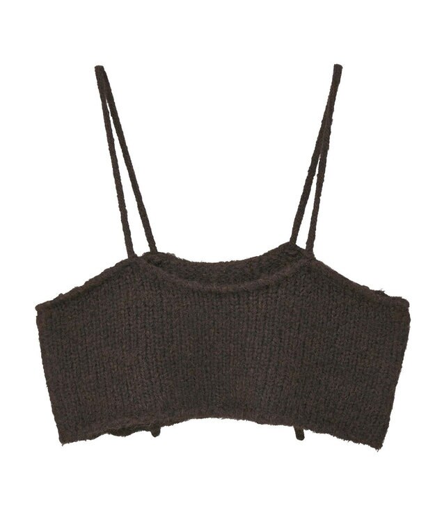 AMERICAN HOLIC ニットビスチェ Brown