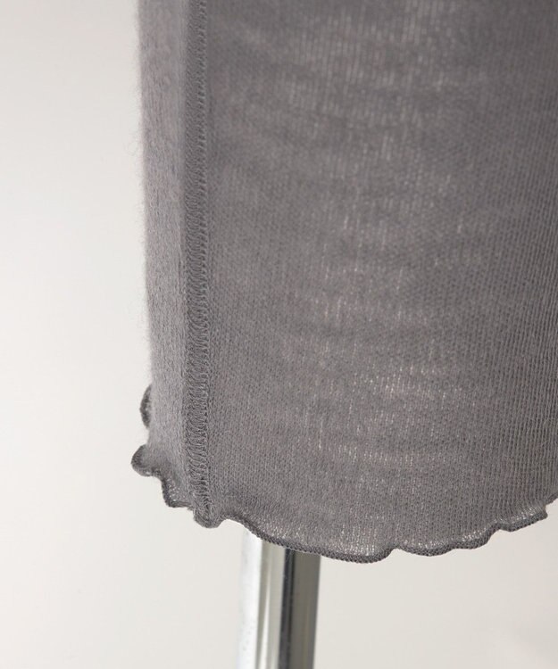 TOQUE 〈大草直子さんアドバイザー〉針抜きスムス9分丈レギンス グレー