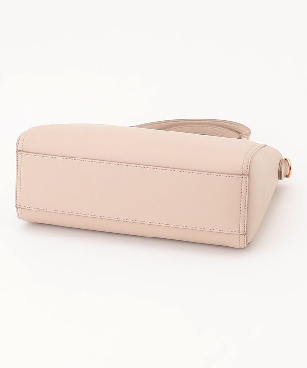 ANY SIS 【2WAY】スクエアミディトート バッグ ベージュ