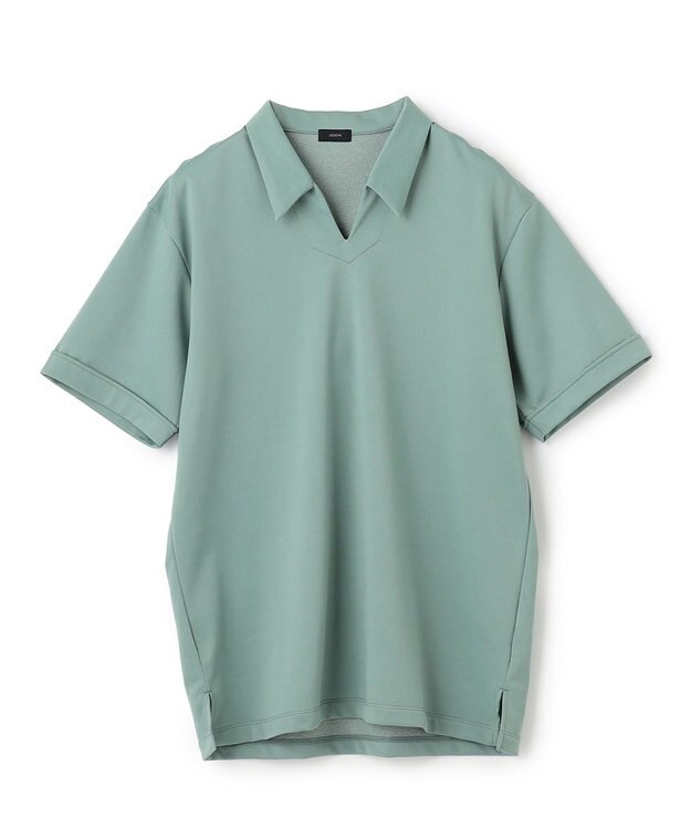 JOSEPH HOMME コットンナイロンテリー　スキッパー スカイブルー系