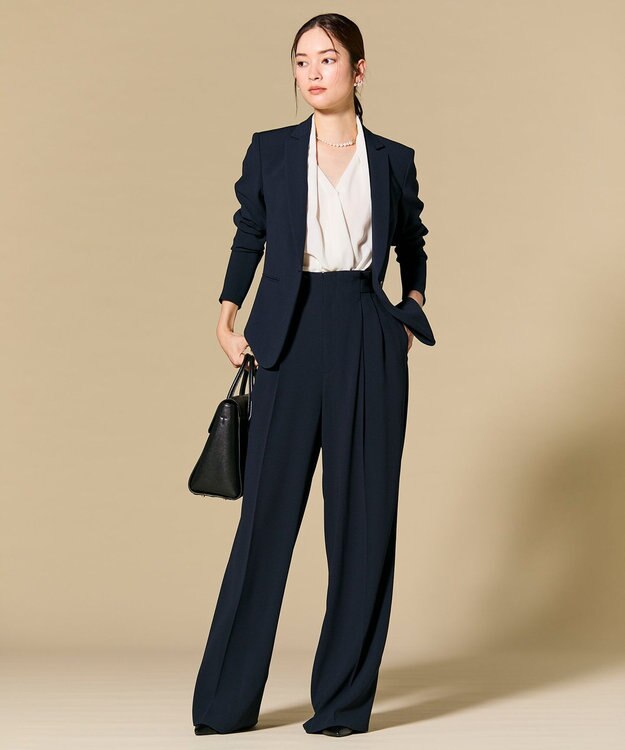 BEIGE， 【Lsize・セットアップ対応】CINDY / ハイウエストパンツ Navy