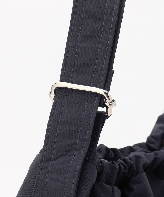 LA BAGAGERIE 【MONICA】クリンクルナイロン　ドロスト2WAYバッグ ネイビー