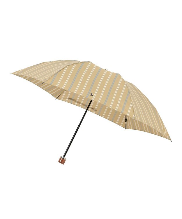 MOONBAT POLO RALPH LAUREN(ポロ ラルフローレン) 折りたたみ傘 ストライプ／日本製 ベージュ
