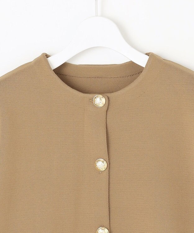 Feroux 【セットアイテム】パフスリーブニット セットアップ キャメル系