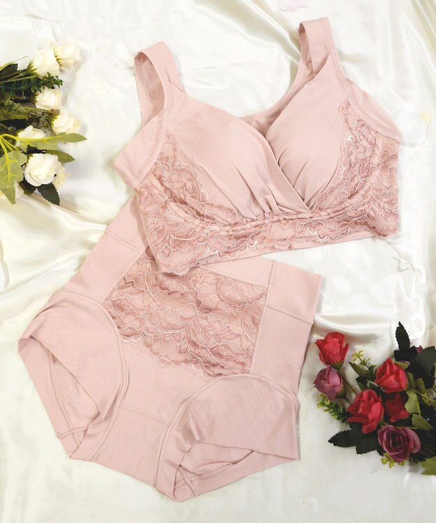 BRADELIS New York 【BRADELIS NewYork peace】綿混キャッチFITショーツ23 ブラデリス 補正下着 ヌーディピンク